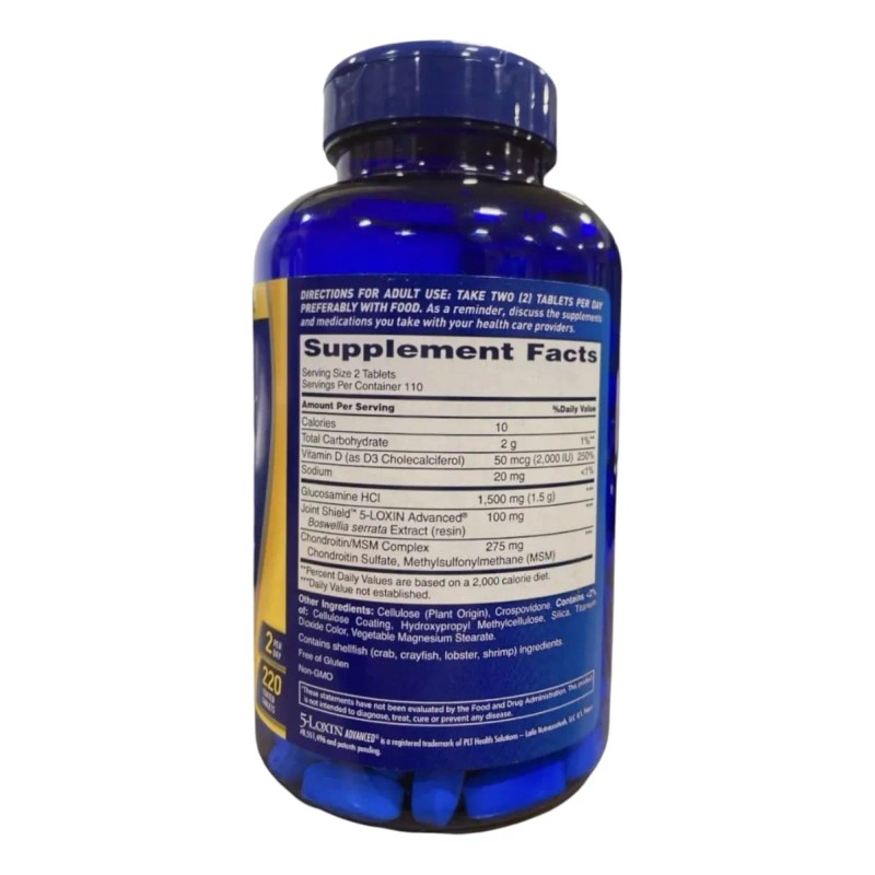 Osteo Bi Flex Triple Strength Con Vitamina D. 220 Tabletas.