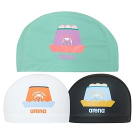 Arena Urethane Coated Kids' Swim Cap A5AC1AQ51 Pudding / 아레나 우레탄 코팅 아동 수모 A5AC1AQ51 푸딩
