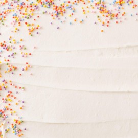 Miss Jones Baking 90% Organic Birthday Buttercream Frosting, Perfect for Icing and Decorating, Vegan-Friendly: Confetti Pop (Pack of 6)