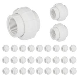 (Pack of 30) EFIELD 1 Inch PVC FNPT Union Coupling, Sch. 40, FIP x FIP, For Residential, Commercial, Agricultural and Light industrial Applications