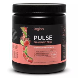 Legion Pulse Pre Workout with Caffeine, Strawberry Margarita, 20 Servings