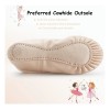 Zapatos De Ballet Para Niña Y Mujer, Piel De Pu