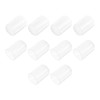 sourcing map 10pcs Rubber End Caps Protective Caps 18mm ID