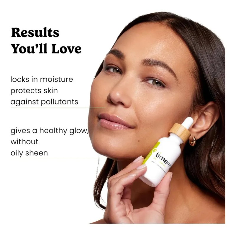 Aceite Escualano 100 Puro Timeless Hidratante Facial 60ml