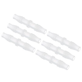 Kozelo Pack of 4 Plastic Hose Barb Fittings 3/16" Hose Barb to 3/16" Fittings