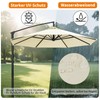 wiipara Parasol Replacement Cover 2 m 2.5 m 2.7 m