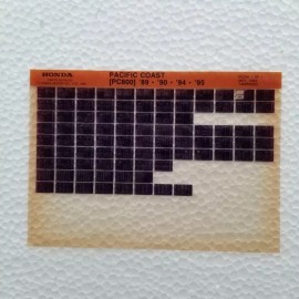 HONDA PACIFIC COAST MICROFICHE,PC8