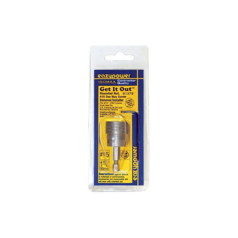 Eazypower Isomax Steel Screw Remover/Installer 1 pc.