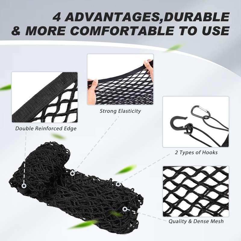 Karltys Truck Bed Cargo Net for 2019-2026 Chevy Silverado/GMC Sierra