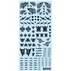 Haikyu Parts TTD-02-BLK Tattoo Decal 02, Skull/Black, 1 Piece, Plastic Model Decal