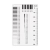HARFINGTON High Precision SEC Size Estimation Chart 80mm Covered Transparency