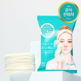 Ariel Ariul Stress Relieving Daily Pick Toning Pads_30 Sheets / 아리얼 스트레스 릴리빙 데일리 픽 토닝 패드_30매