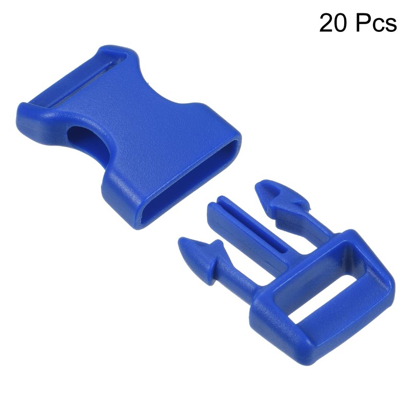 PATIKIL Plastic Buckles, 20 Pack Quick Side Release Clips for