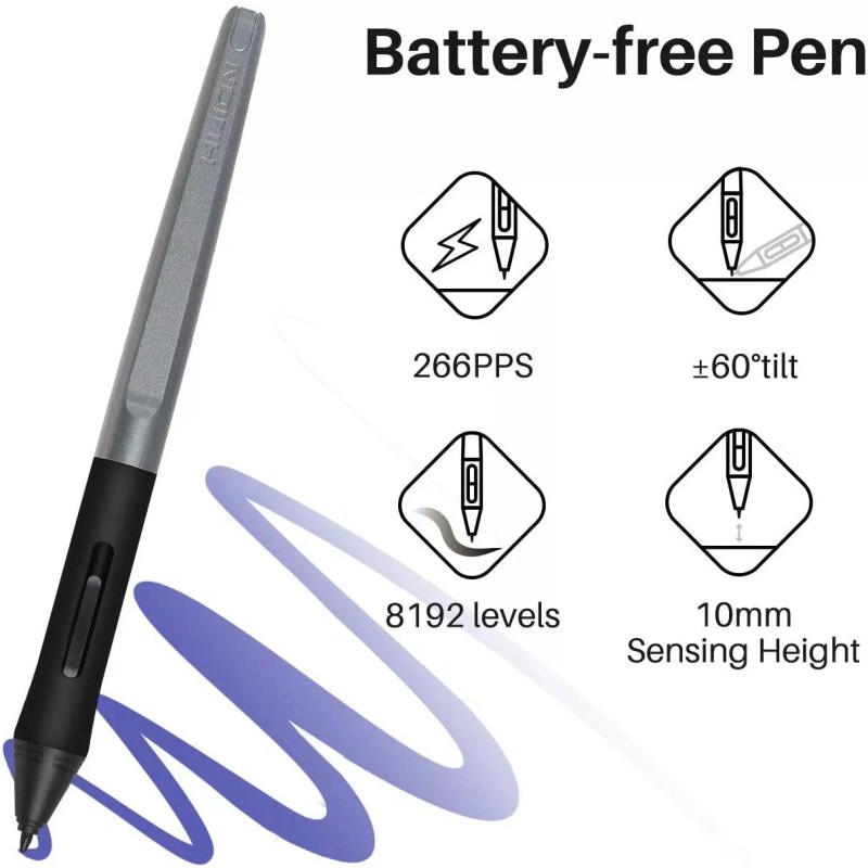 Huion New 1060 Plus Graphic Drawing Tablet with 8192 Pen