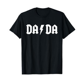 Rock n Roll Dada Birthday Rock Star Matching Family T-Shirt