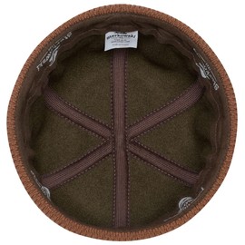 Sterkowski Navy Watch Cap | Woolen Beanie for Men and Women | Docker Hat Sailor Beanie Skullcap Beanie for Men Leon Hat Brimless Hat Watch Cap Skully Hats Vintage Hats for Men 58 cm Brown