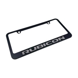 Jeep Rubicon Black License Plate Frame