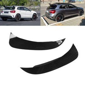 Ymiko Cubierta de Alerón de Ventilación de Aire de Parachoques Trasero Estilo Fibra de Carbono para GLA Class 2013-2019