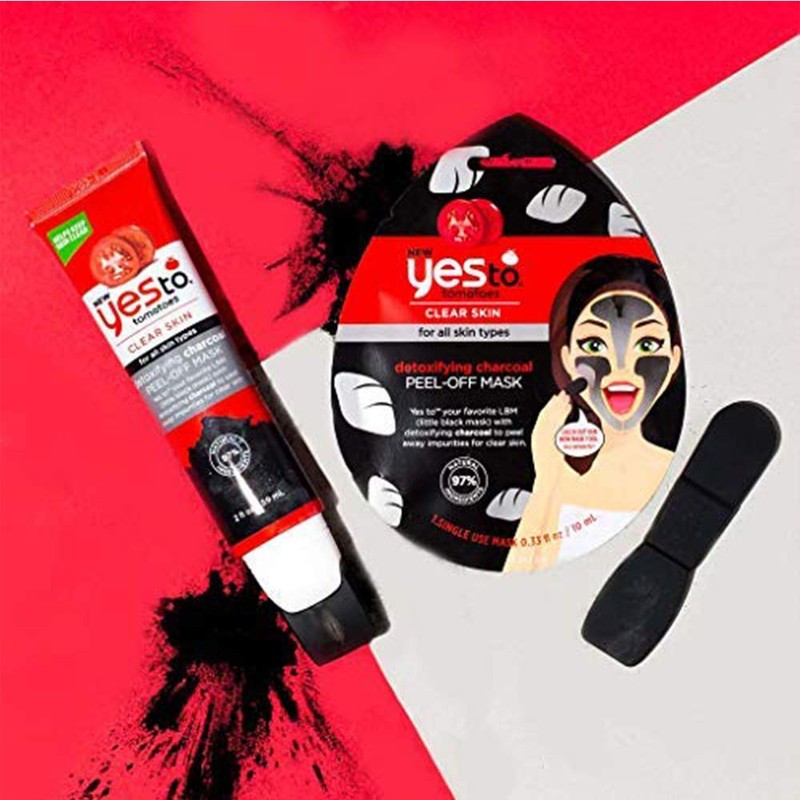 Yes To Tomatoes Detoxifying Charcoal Peel Off Face Mask, 2