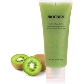 BIOCHEM Exfoliante Facial En Gel De Frutas, Suave, De Limpieza Profunda, Elimina Puntos Negros, Suaviza E Hidrata La Piel. Ideal Para Todo Tipo De Piel (200 G)