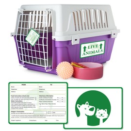 YHNTGB 50 Pcs Live Animal Stickers Labels for Airline Cargo Crates Includes Fragile Arrow Markings Great for Shipping Packing Safely This Side Up Handle Warning Care Tags