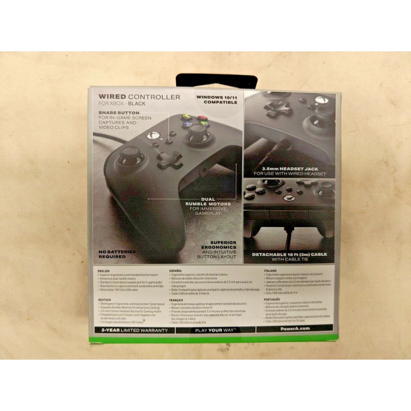 PowerA XBGP0024-01 Wired Controller - Black
