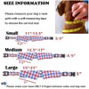 Cotton Dog Collar with Bowtie, Comfortable Adjustable Cute Lapel Design
