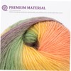 jojofuny 1Roll Gradient Hand Knitting Wool Yarn Approx for DIY