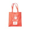 I Can't Stop Watching Joe Tote Bag - coral One