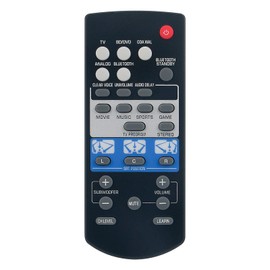 VINABTY FSR82 ZK77690 Remote Control Replacement Suitable for Yamaha TV Surround System SRT-1000 SRT-1000BL Soundbar