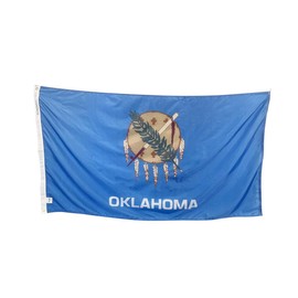 3x5' Oklahoma Flag, Durable All-Weather Nylon, Reinforced Fly End Stitching, Proudly Made in the USA