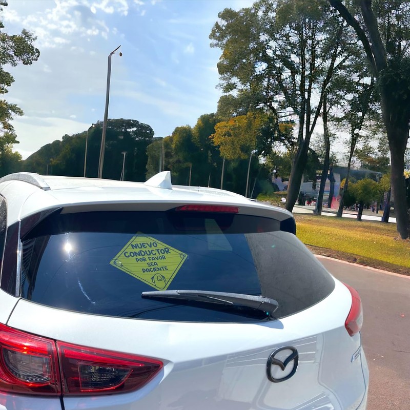 Stamp it Letrero de conductor nuevo