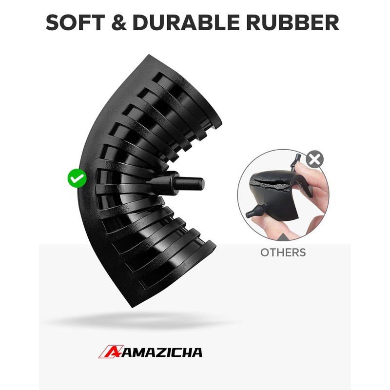 Amazicha Rubber Mounts Support Cushion Hard Saddle Bags Saddlebag Fit