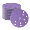 FASTPLUS 100 PCS 150mm 240 Grit Ceramic Sanding Discs, 6