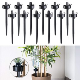 Royal Gardineer Potted Plant Watering: XXL Plant Irrigation Systems with 12 PET Bottle Attachments (Watering PET Bottle, Watering Attachment, Water Dispenser)