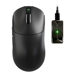 ATTACK SHARK X8 Ultimate Wireless Gaming Mouse,55g Ultra-Lightweight BT/2.4GHz Wireless/Wired Mouse,8K Polling Rate,PixArt PAW3950MAX Sensor,42000 DPI,800mAh Battery,Gamer Mice for PC/Win/Mac(Black)