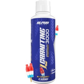 Alpha Supps L Carnitine Liquid 3000 | Stimulant-Free L-Carnitine Supplement for Men & Women | Pre-Workout Energy Boost & Muscle Recovery | Zero Sugar, Fat, & Carbs | 31 Servings (Bombsicle)