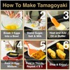 Oleex Tamagoyaki Pan Set – Japanese Omelette Pan with Kitchen