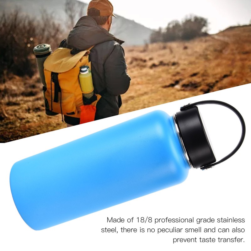 Water Bottle Stainless Steel Vacuum Insulated Water Bottle Flask Wide