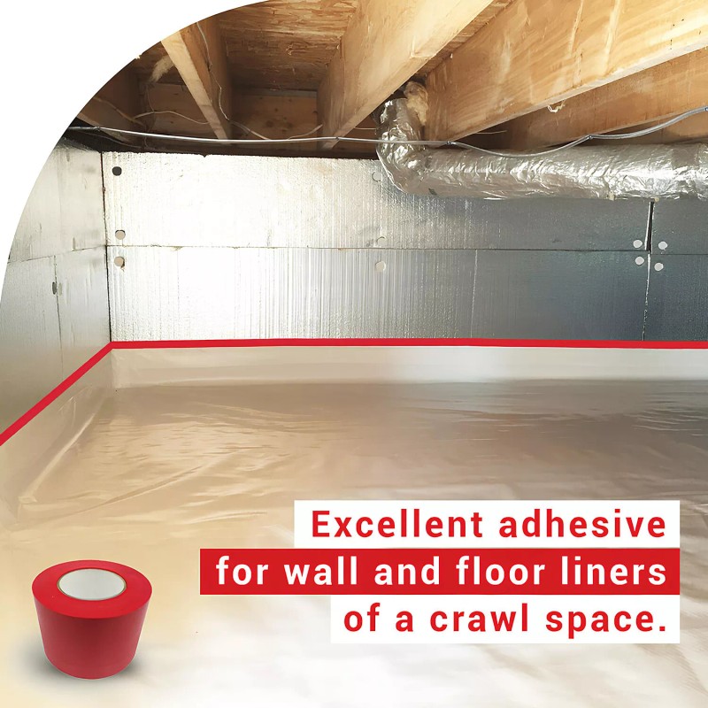 ELK Vapor Barrier Seam Tape for Crawlspace, Carpet and Floors