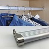 Vientiane Wardrobe Rail Holder,2 Pieces Metal Wardrobe Tube Bearing for