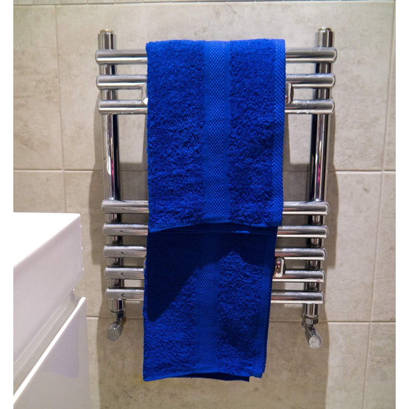 Lex's Linens Pack of 2 100% Combed Cotton Royal Blue