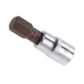 CoCud Hex Bit Socket, Metric H8 (8mm) Bit 1/4" Drive 1.5" Long, S2 Alloy Steel Heat Treated CR-V Socket - (Applications: for Fastener Application)