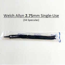 WELCH ALLYN KLEENSPEC UNIVERSAL OTOSCOPE SPECULUMS 2.75MM 34/SLEEVE