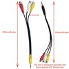 Harrista 1PC 3.5MM To Jack 3 1PCS RCA Cable Video