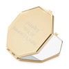 THINGS REMEMBERED Gold Octagon Compact Mirror (Free Customization)