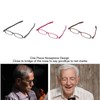 Reading Glasses 360 Degree Foldable Legs Lightweight Presbyopic Eyeglasses for