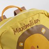 Sigikid Lion Backpack with Embroidered Name Yellow One Size