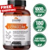 High Strength L-Citrulline Malate 180 Veggie Capsules 1800 mg, Free-Form