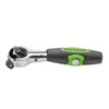 STRAIGHT Swivel Ratchet Wrench, 2-way, Stubby Type, Insertion Angle 3/8